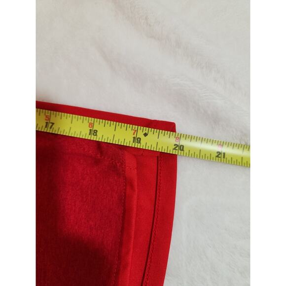 Washington University St Louis Bears Nike Polo Mens Large Red Striped Dri-Fit - Picture 9 of 13